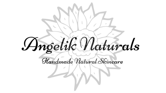 black and white sunflower logo angelik naturals